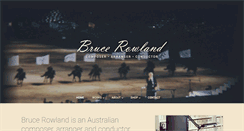 Desktop Screenshot of brucerowland.com