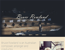 Tablet Screenshot of brucerowland.com